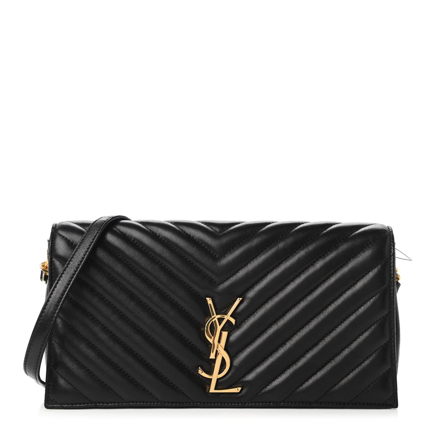 Saint Laurent Lambskin Matelasse Monogram Kate 99 Black 1 of 11