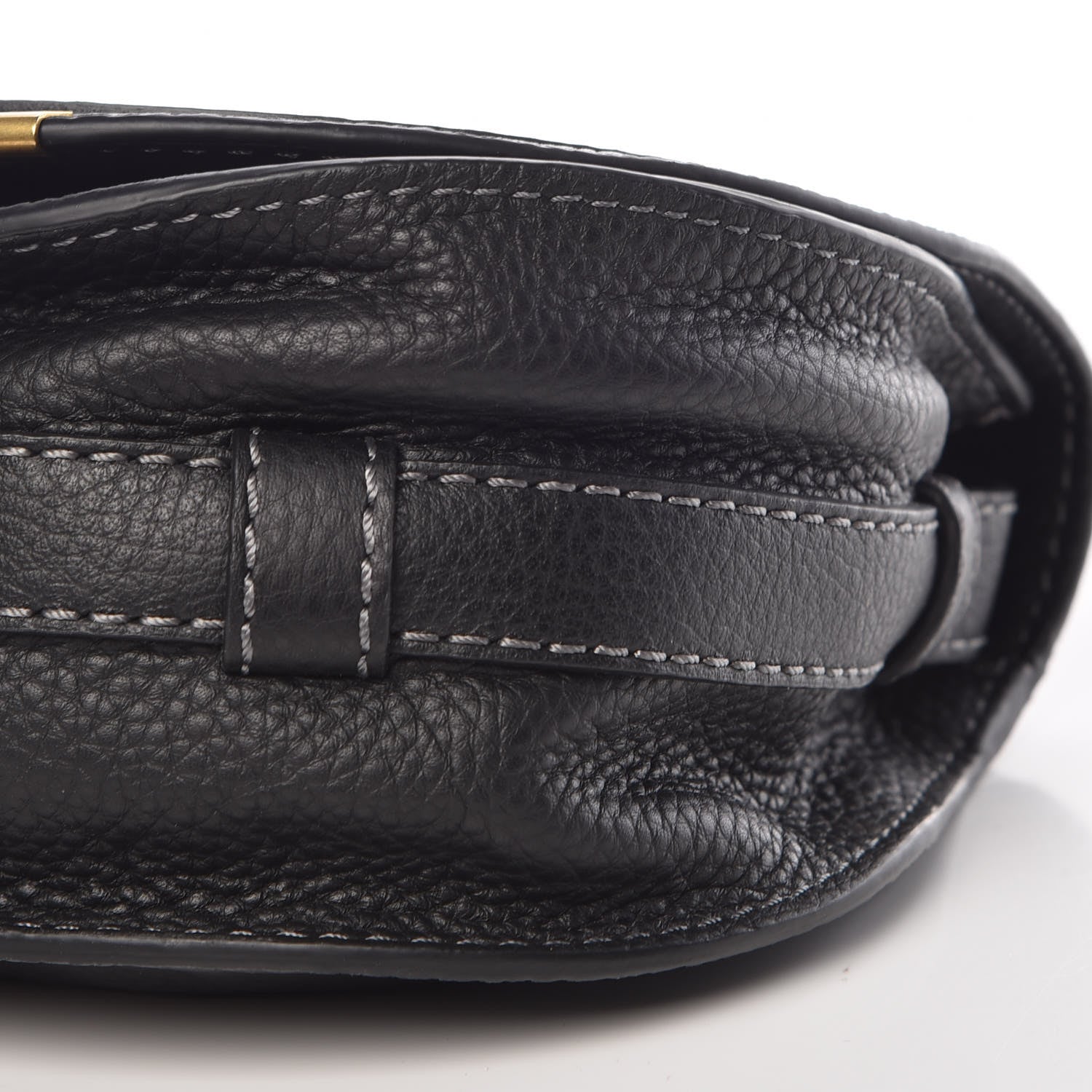 Chloe Calfskin Mini Marcie Round Crossbody Bag Black 9 of 9