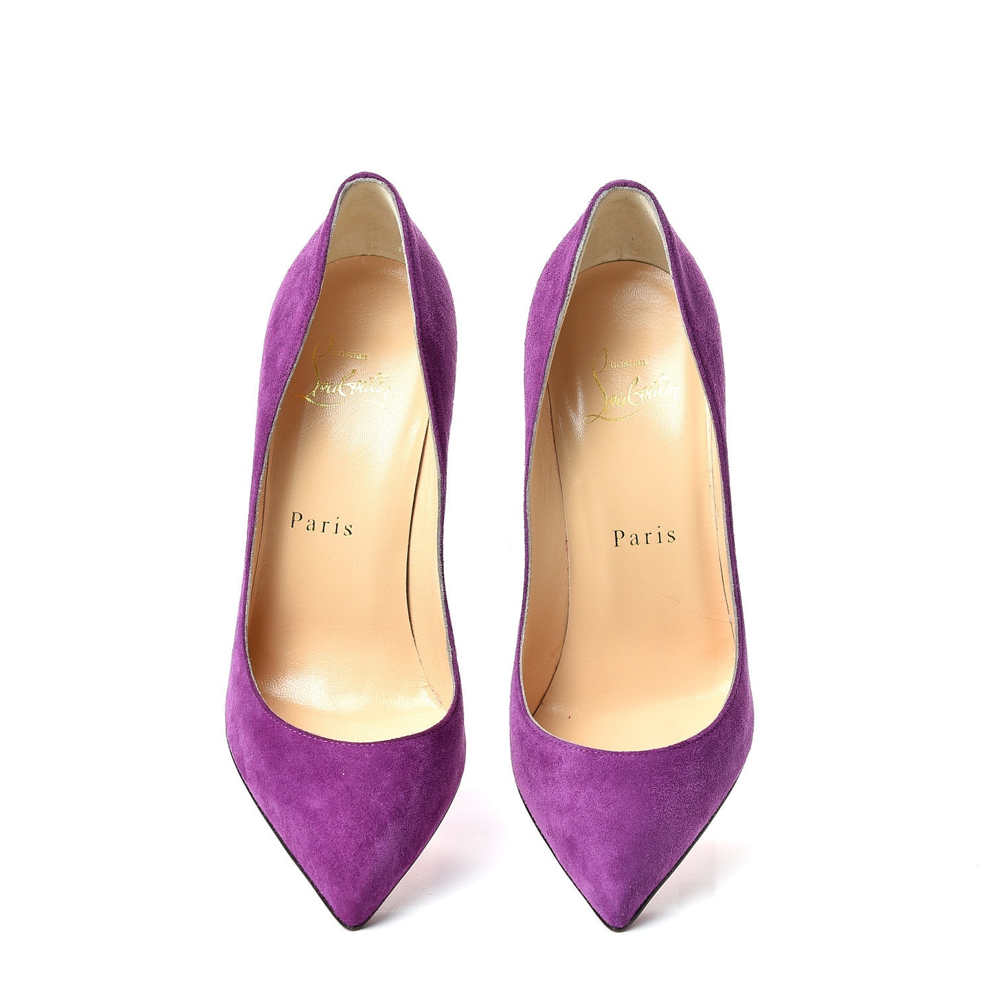 Veau Velours Pigalle Follies 100 Pumps 35.5 Cassis