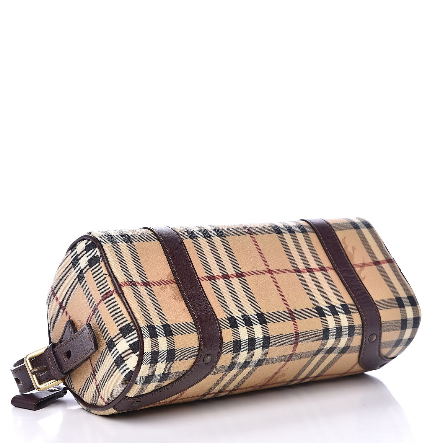 Burberry Haymarket Check Shoulder Bag Chocolate 4 of 12
