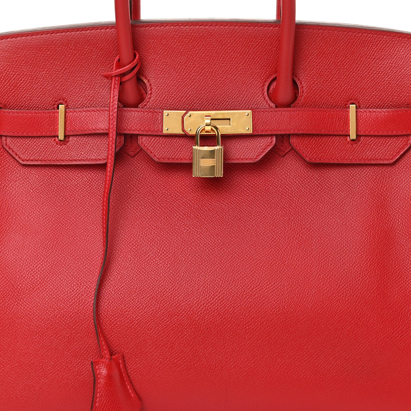 Epsom Birkin 35 Rouge Casaque
