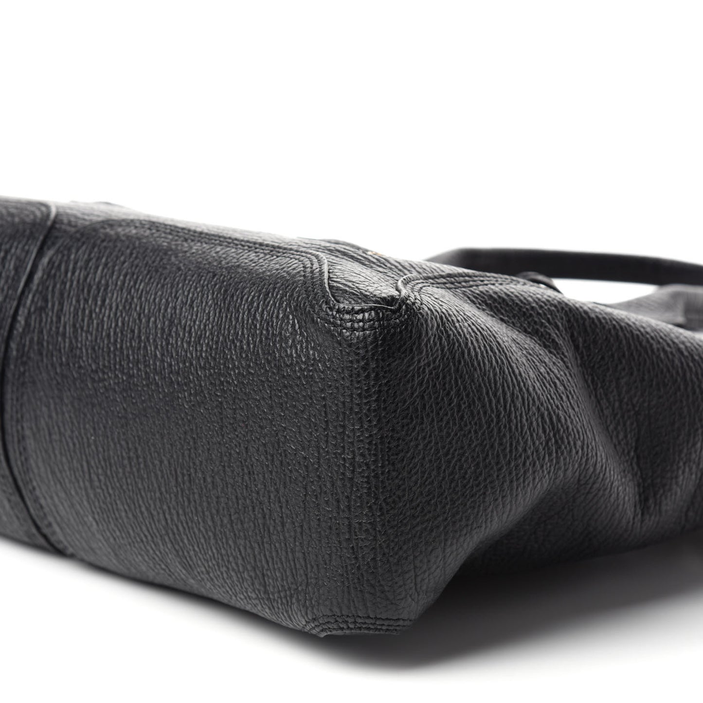 Textured Calfskin Large Pashli Satchel Black
