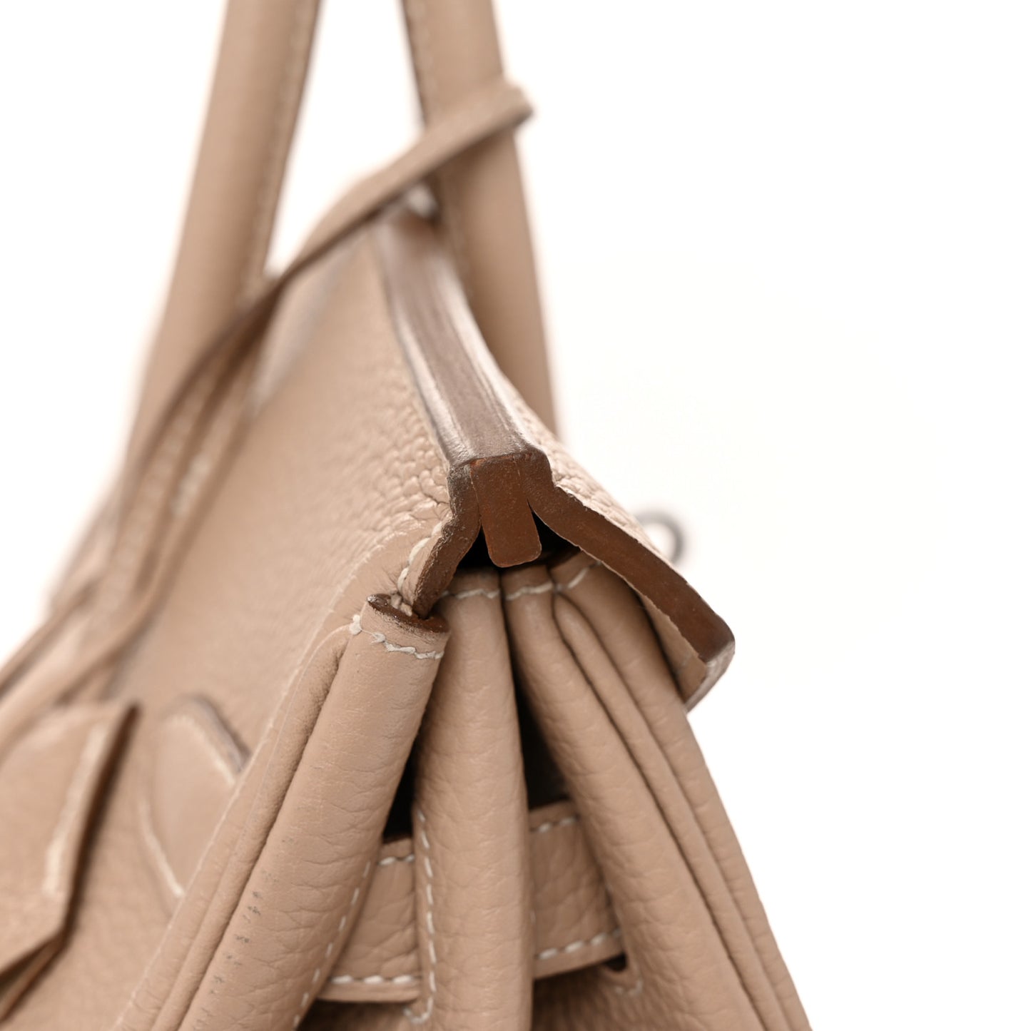 Taurillon Clemence Birkin 35 Gris Tourterelle