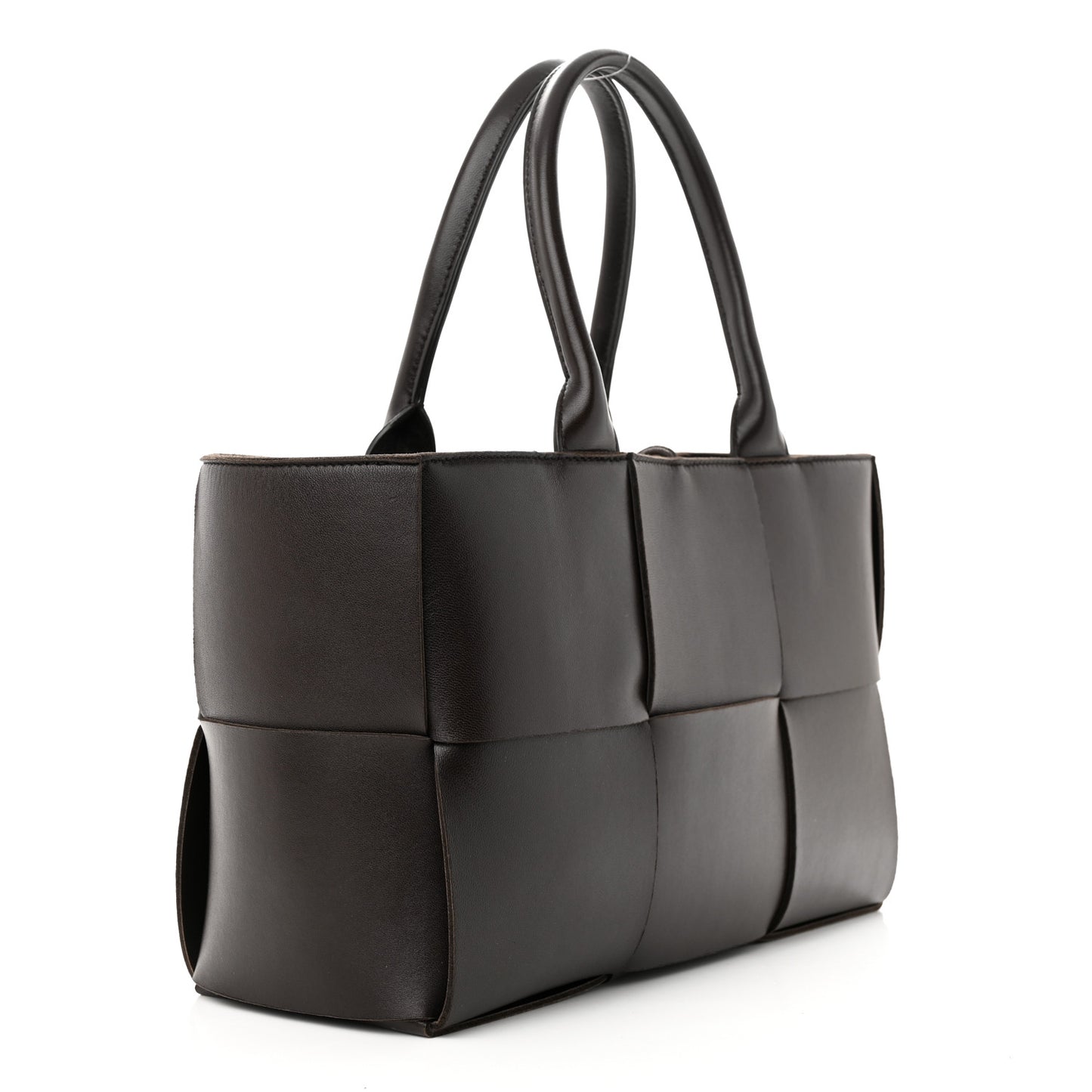 Nappa Maxi Intrecciato Medium Arco Tote Fondant