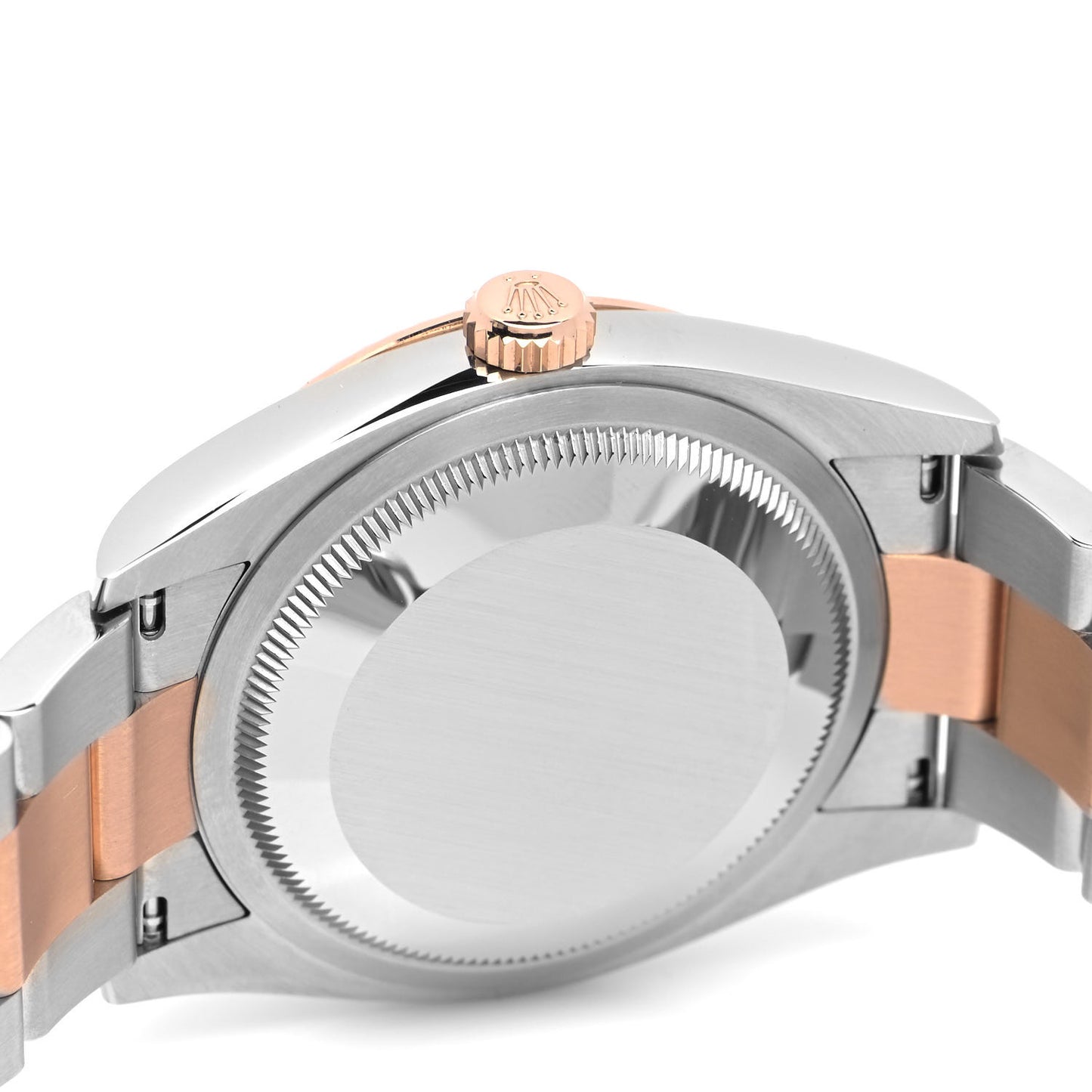 Stainless Steel 18K Everose Gold 36mm Oyster Perpetual Wimbledon Datejust Watch Slate 126231