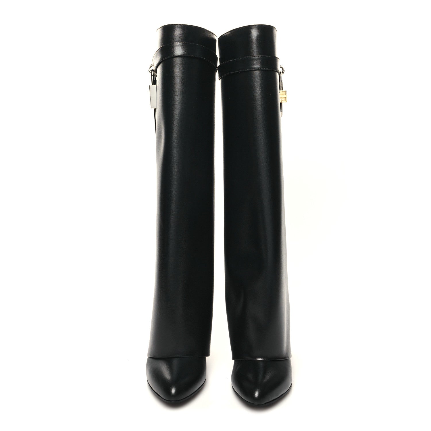 Givenchy Calfskin Shark Lock Pant Boots 39.5 Black 2 of 8