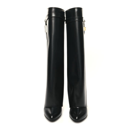Givenchy Calfskin Shark Lock Pant Boots 39.5 Black 2 of 8