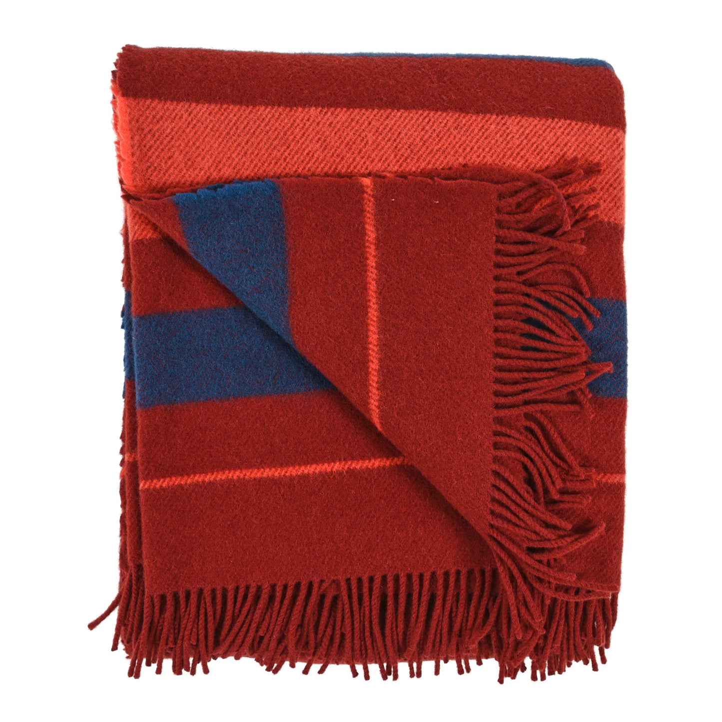 Wool Rocabar Blanket Rouge H