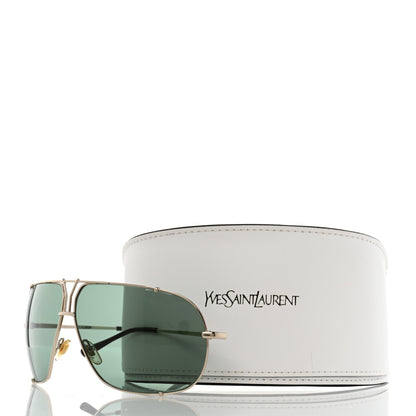 Saint Laurent Metal Aviator YSL2335 Sunglasses Green 7 of 7