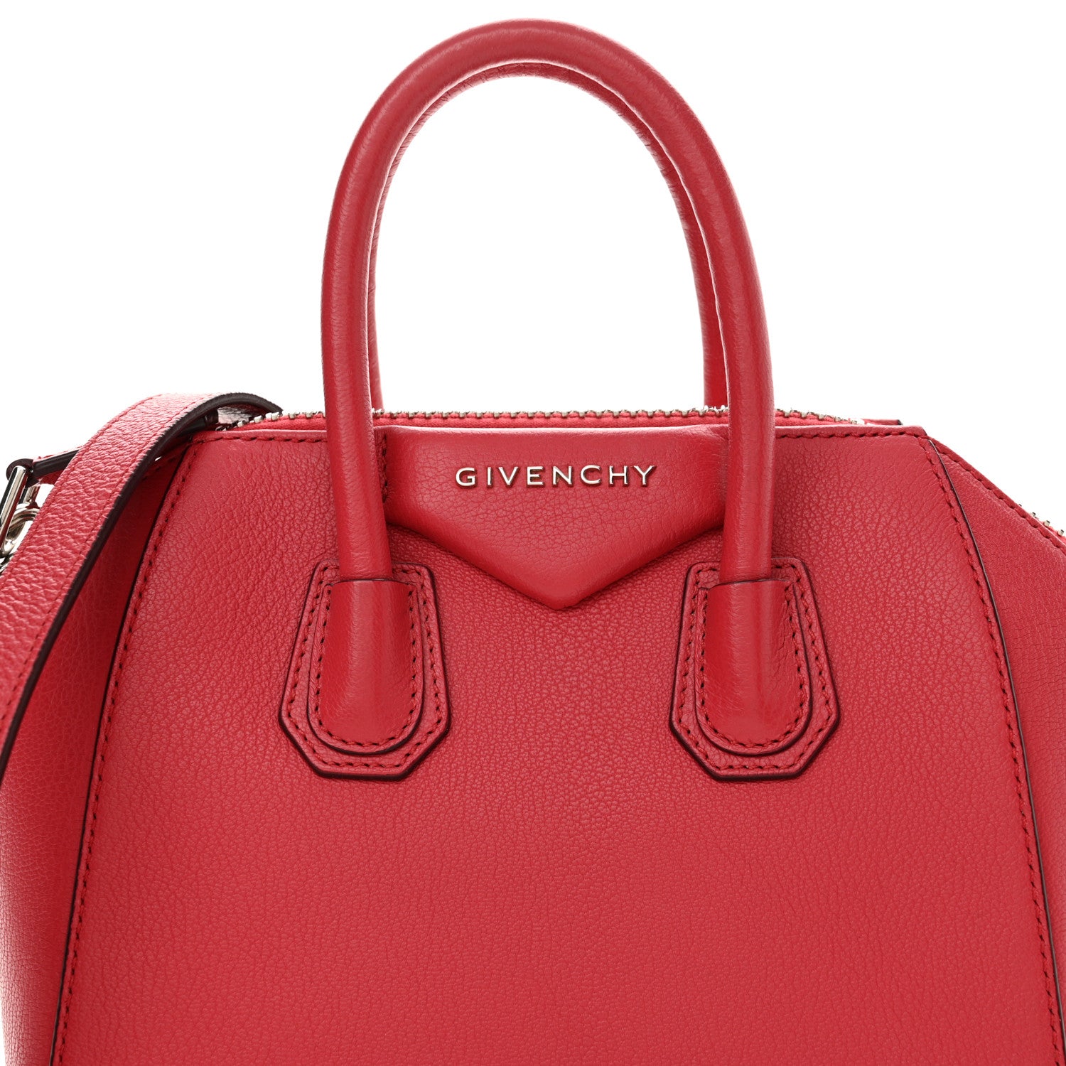 Givenchy Sugar Goatskin Mini Antigona Medium Red 7 of 12