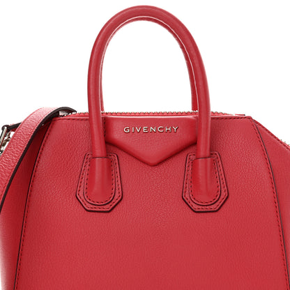 Givenchy Sugar Goatskin Mini Antigona Medium Red 7 of 12