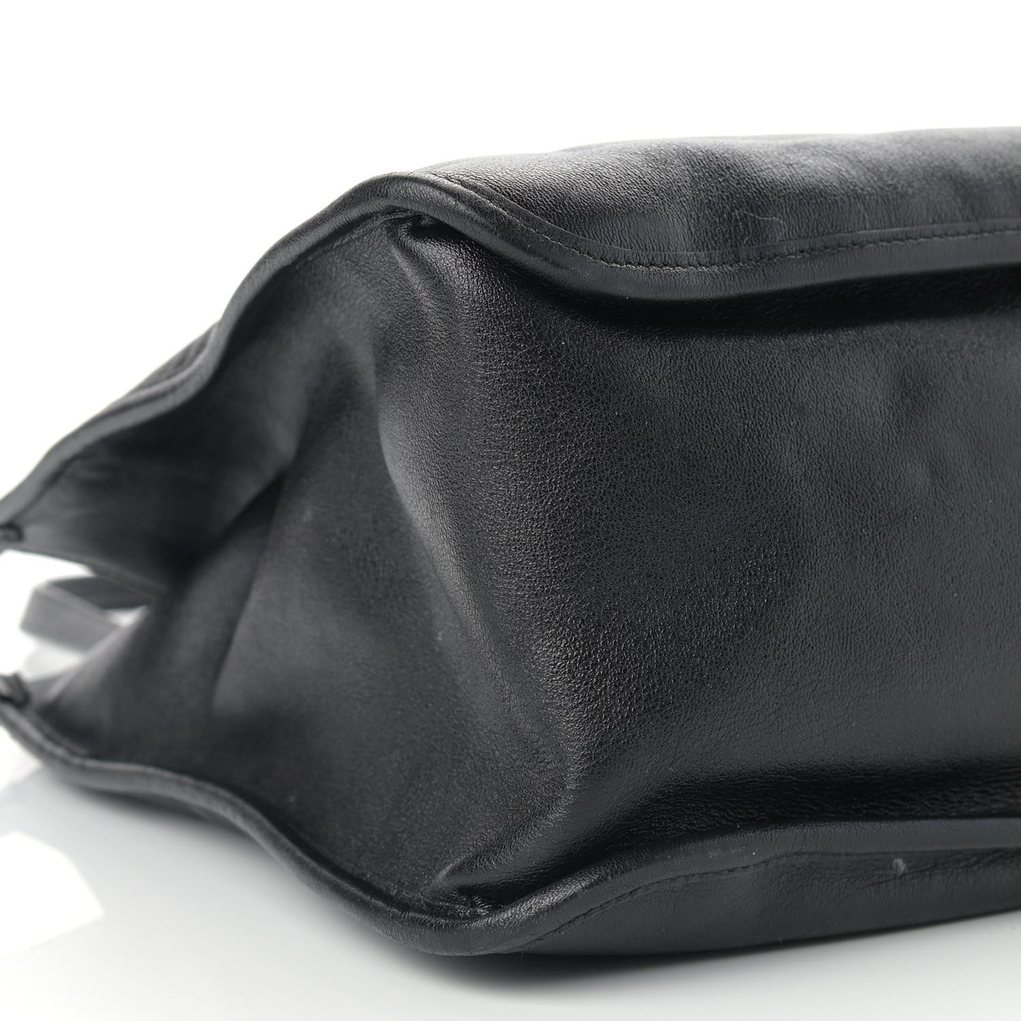 New Sakai Calfskin Lux Horsebit 1955 Tote Bag Black