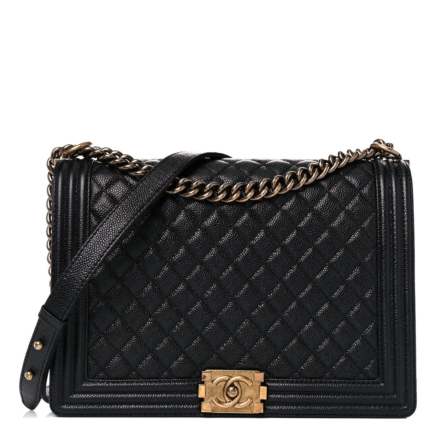 Chanel Caviar Quilted Large Boy Flap Black 1 of 9
