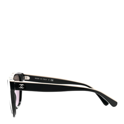 Chanel Acetate CC Butterfly Sunglasses 5414 Black 3 of 8