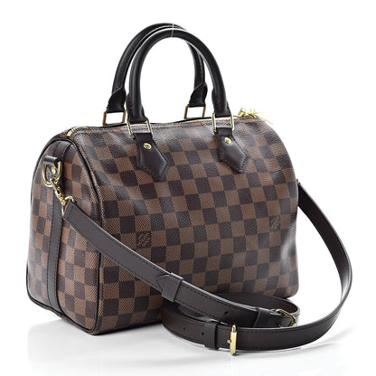 Louis Vuitton Damier Ebene Speedy Bandouliere 25 3 of 10