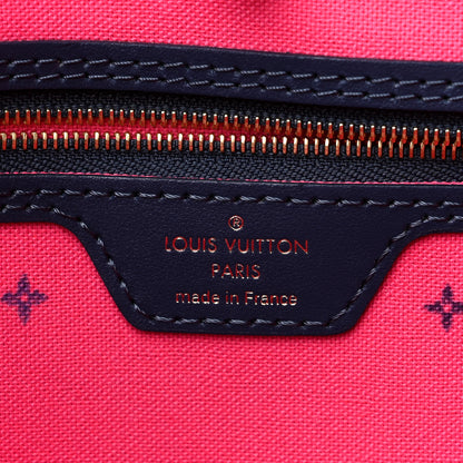 Louis Vuitton Monogram Giant Spring In The City Neverfull MM Midnight Fuchsia 7 of 11