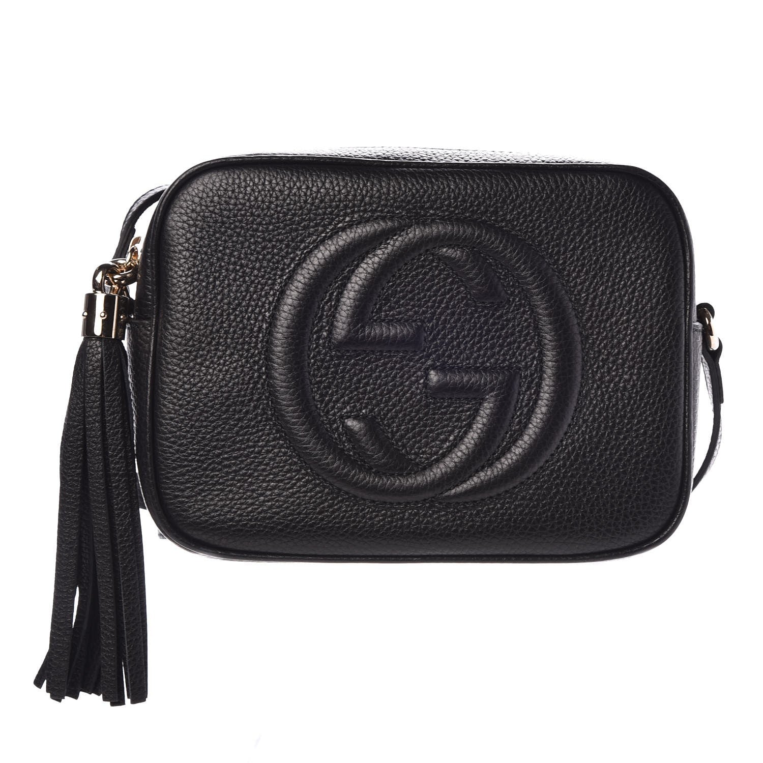 Gucci Pebbled Calfskin Small Soho Disco Bag Black 1 of 8