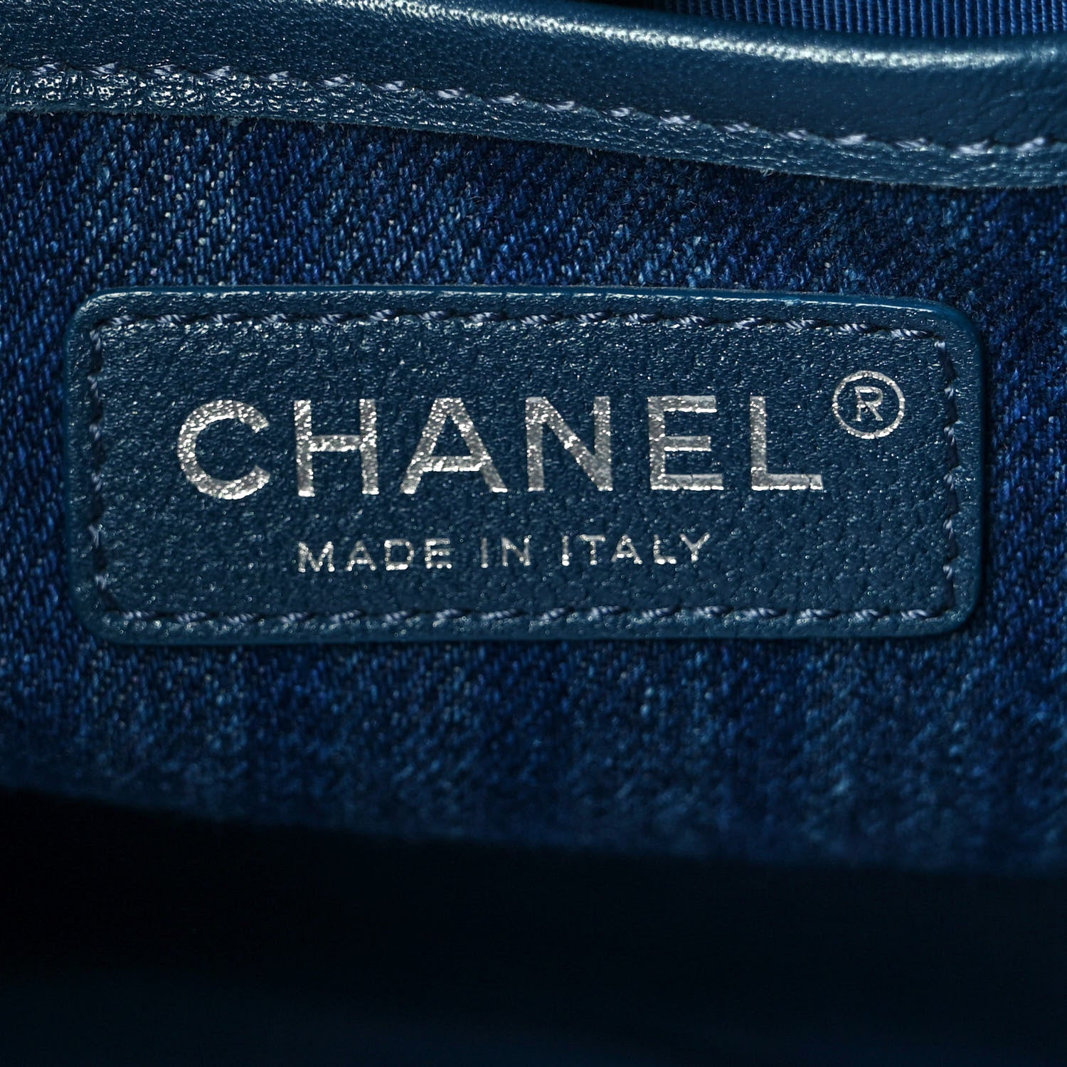 Chanel Denim Quilted Jungle Stroll Hobo Blue 5 of 8