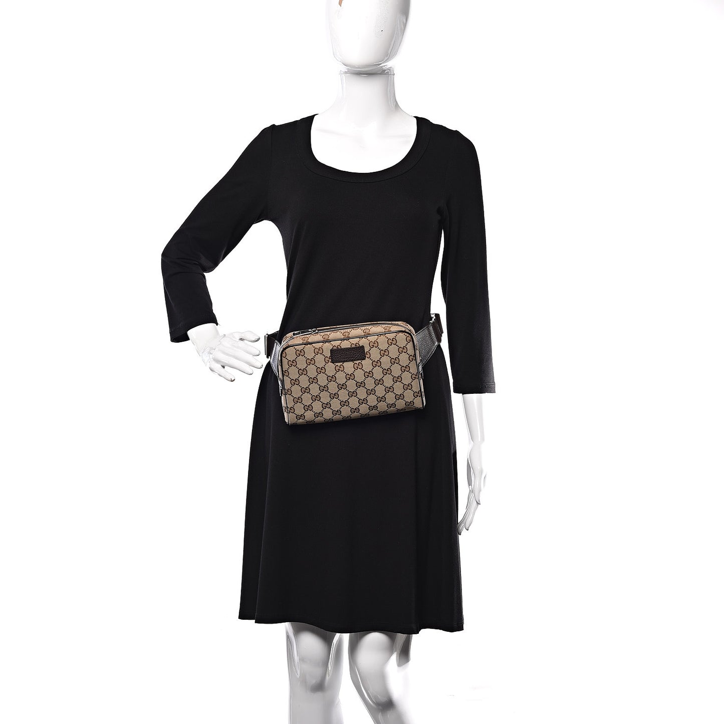 Monogram Belt Bag Dark Brown