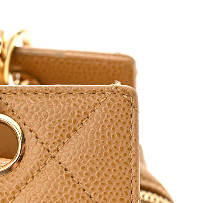 Chanel Caviar Quilted Petit Timeless Tote PTT Dark Beige 13 of 14