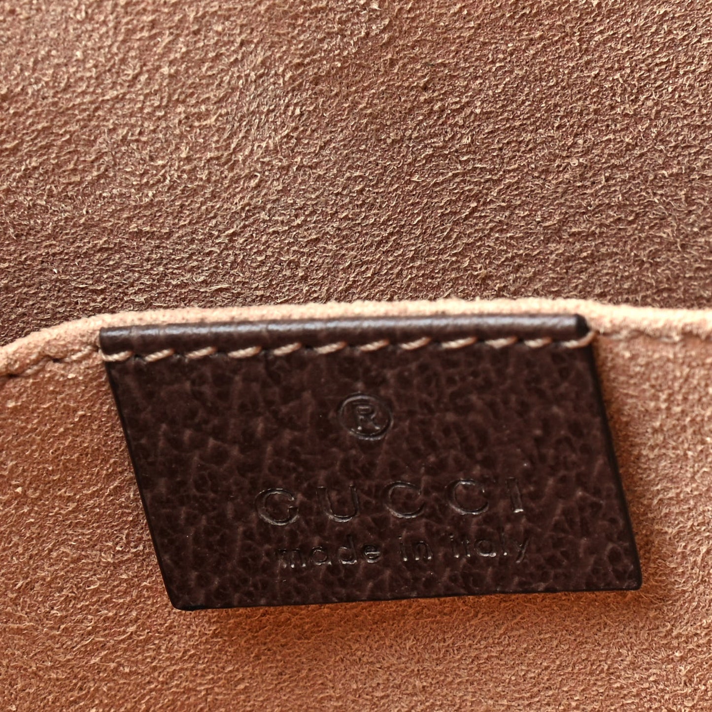 GG Supreme Monogram Web Ophidia Pouch Brown