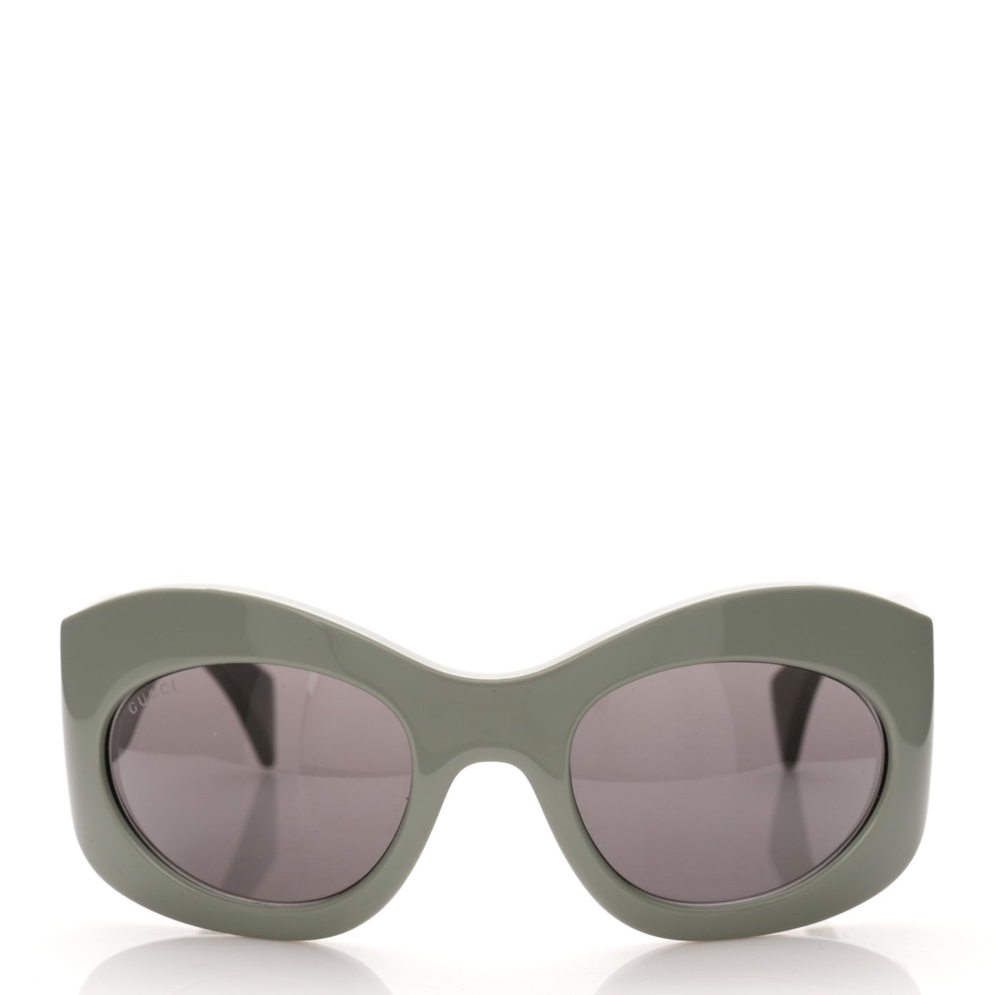Acetate Frame Oval Sunglasses GG1463S Light Green