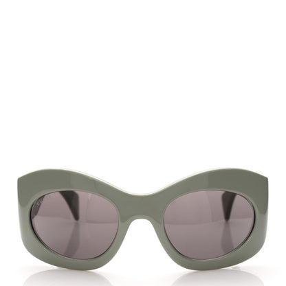 Gucci Acetate Frame Oval Sunglasses GG1463S Light Green 2 of 7