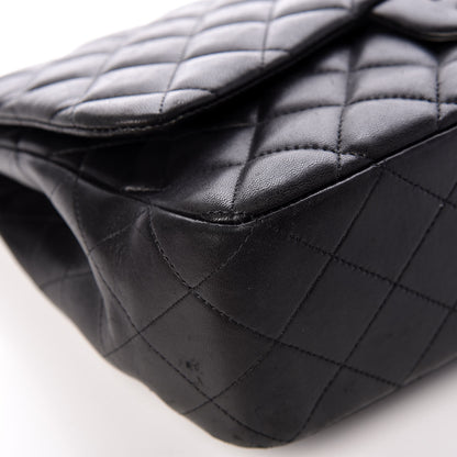 Chanel Lambskin Quilted Jumbo Single Flap Black 15 of 20