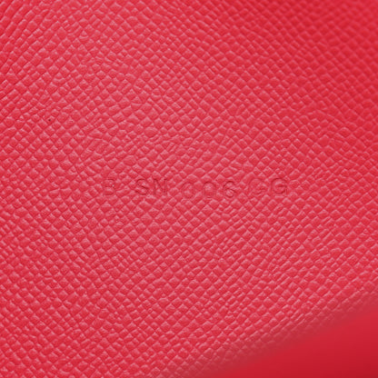 Hermes Madame Calfskin Kelly Pocket Long Wallet Rose Extreme 8 of 12