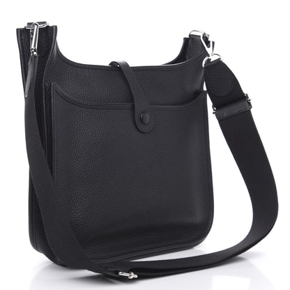Hermes Taurillon Clemence Evelyne III PM Black 3 of 10