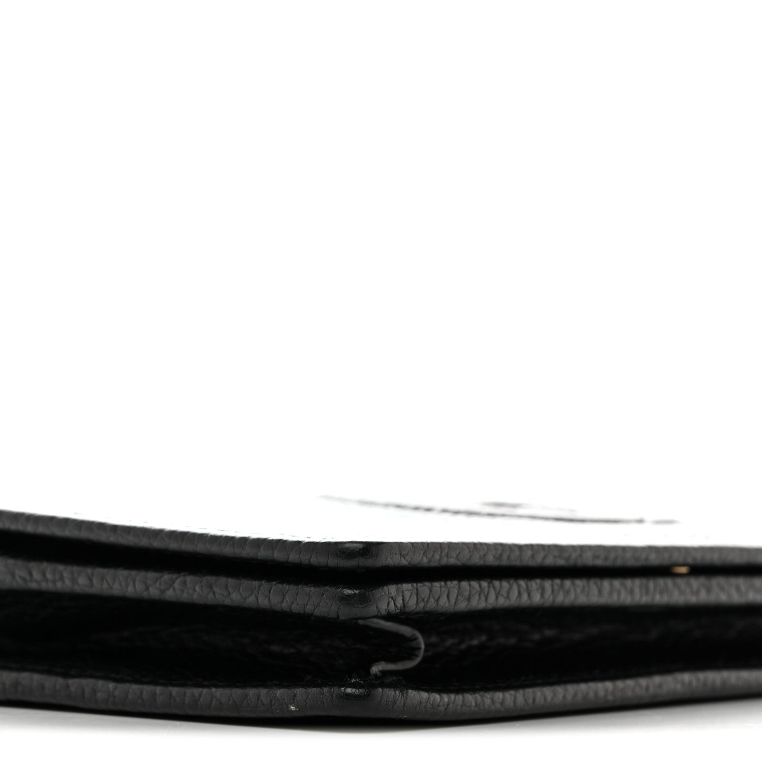 Gucci Pebbled Calfskin Soho Wallet On Chain Black 8 of 12