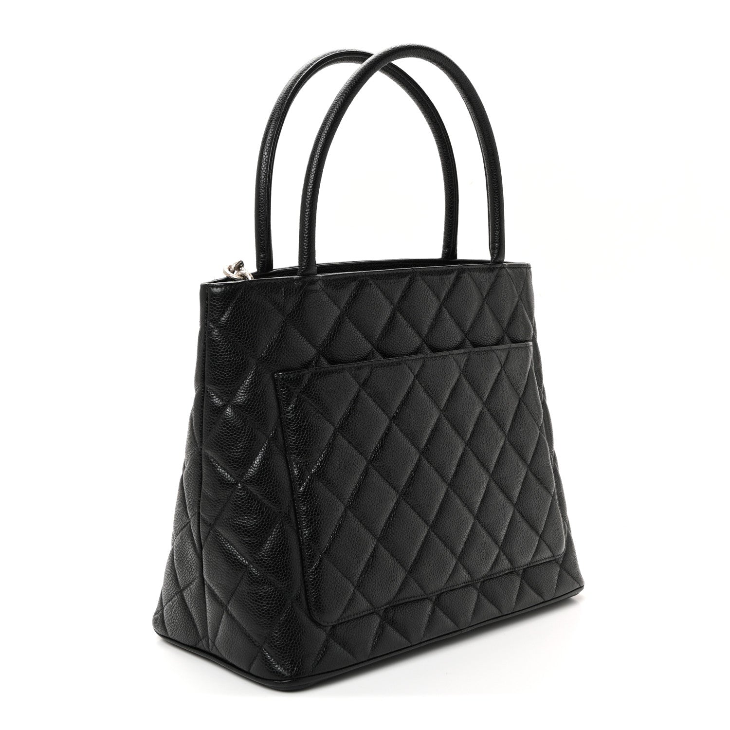 Chanel Caviar Quilted Medallion Tote Black 3 of 9