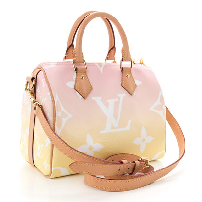 Louis Vuitton Monogram Giant By The Pool Speedy Bandouliere 25 Light Pink 3 of 9