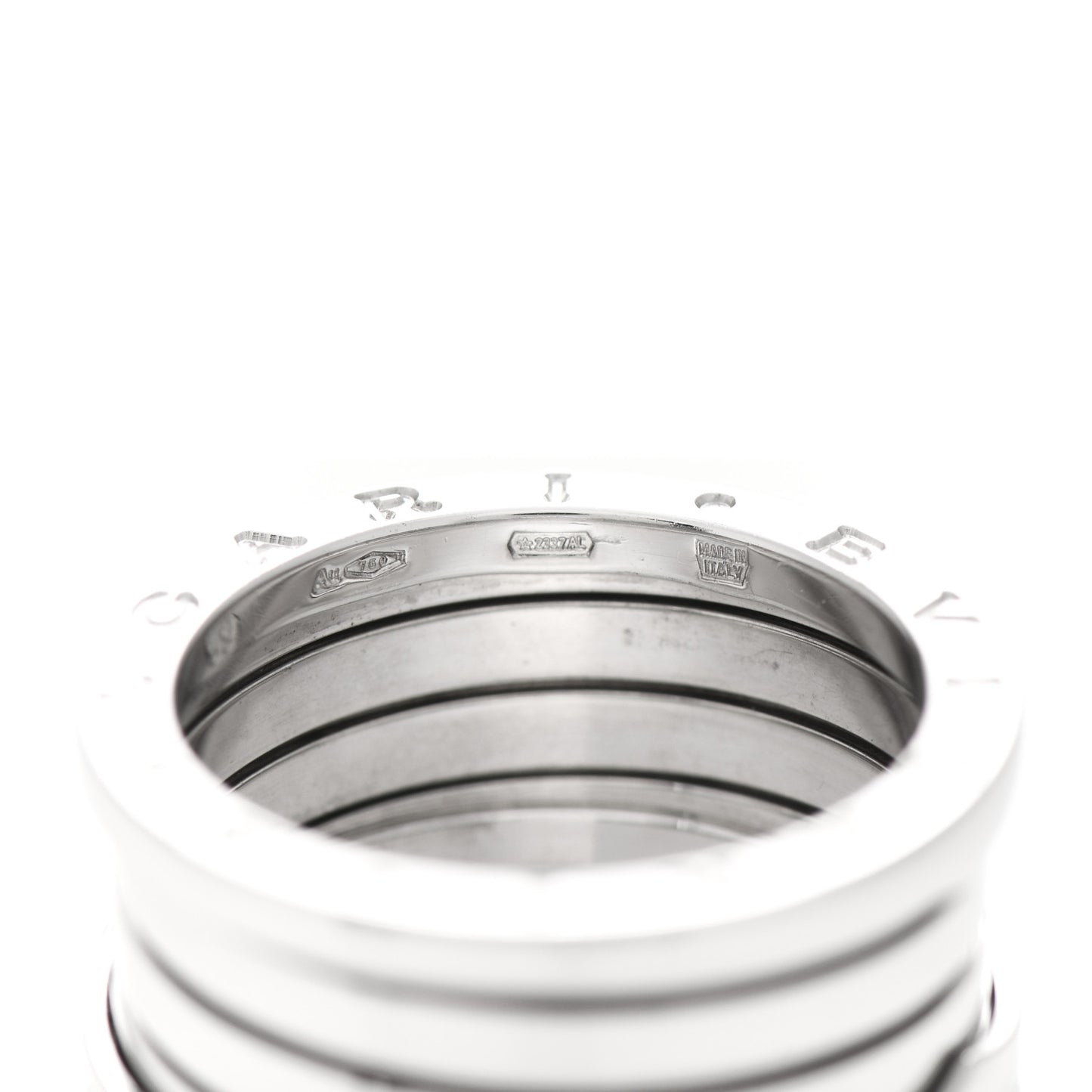 18K White Gold B.Zero1 Four-Band Ring 58 8.5