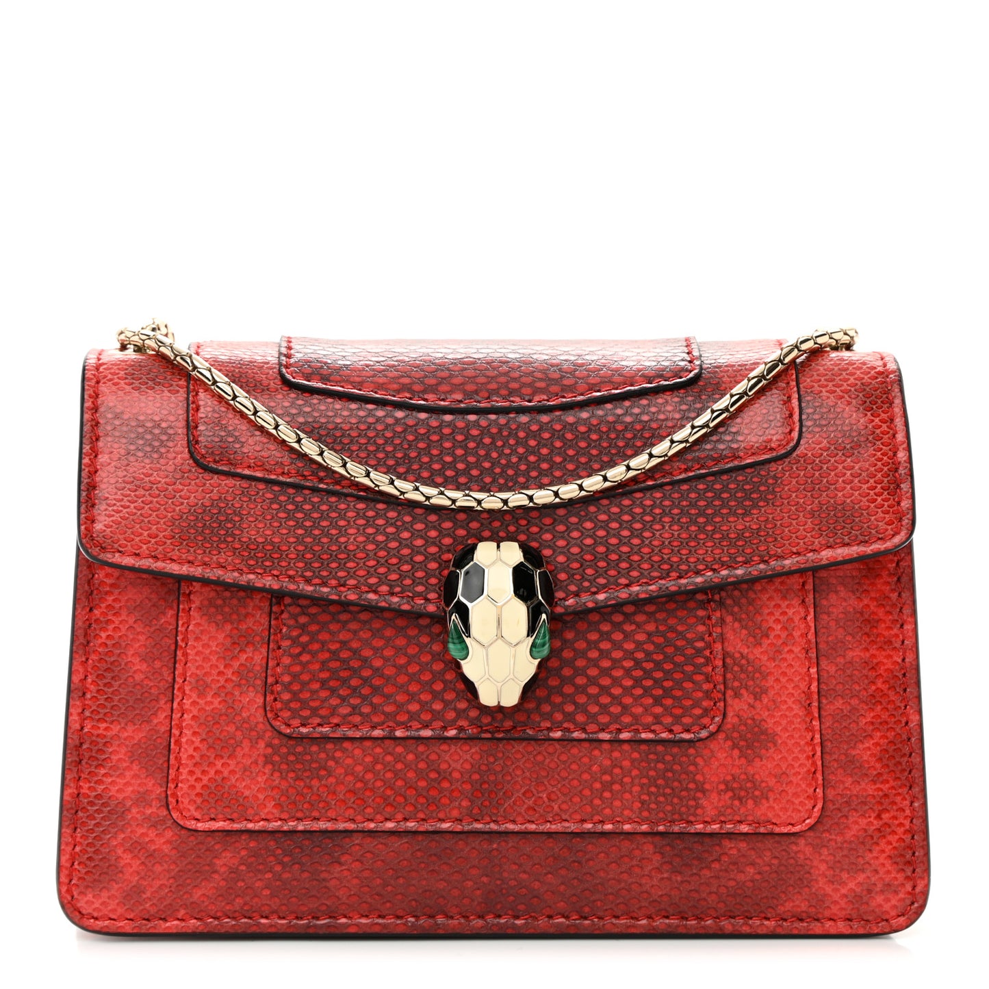 Karung Serpenti Forever Crossbody Red