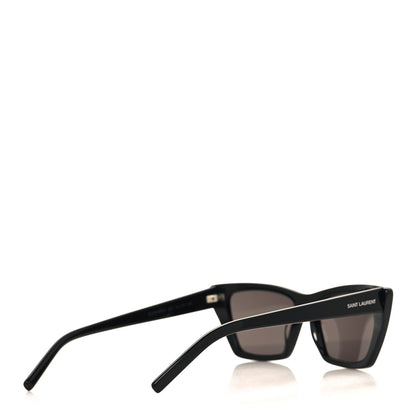 Saint Laurent Acetate Mica Cat Eye Sunglasses SL 276 Black 4 of 8