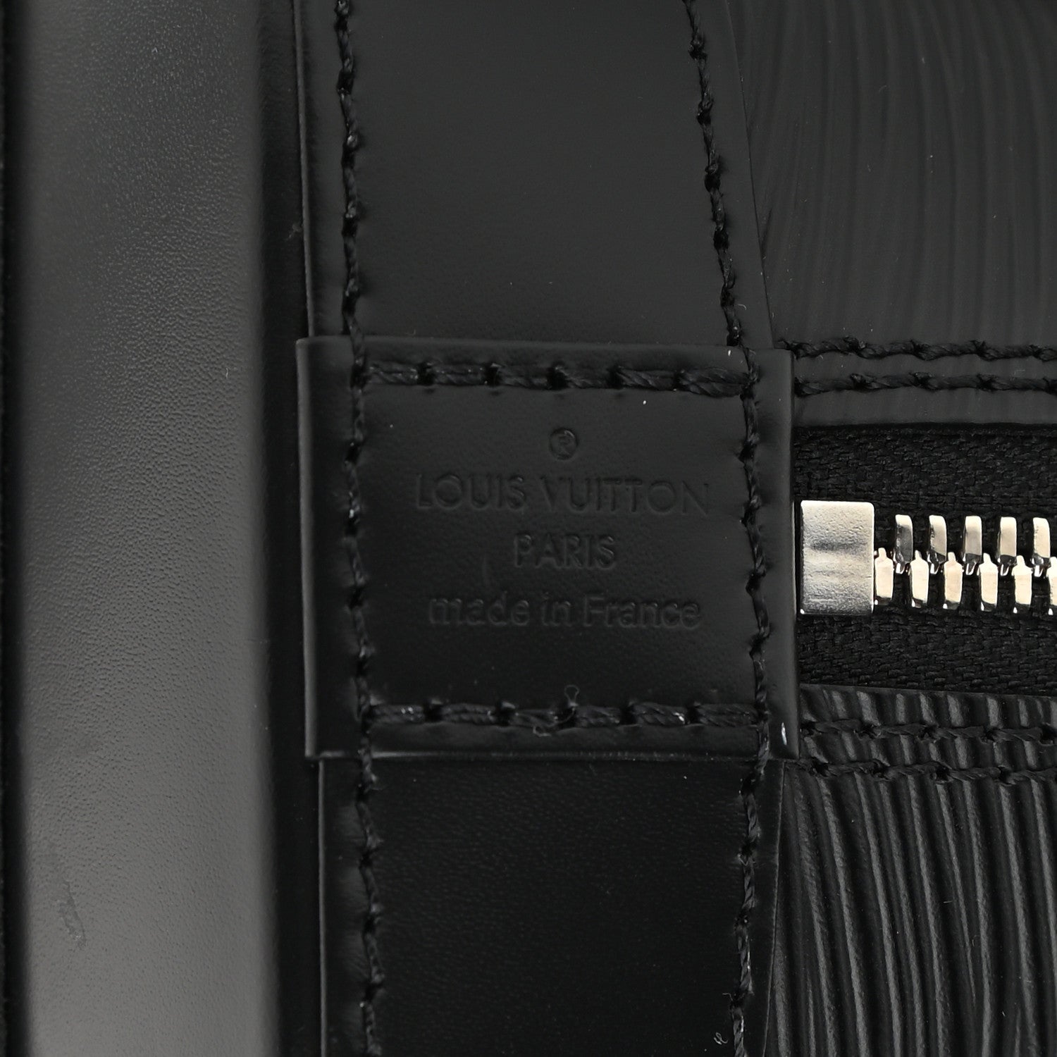 Louis Vuitton Epi Alma BB Black 6 of 7