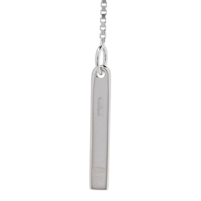 Gucci 18K White Gold 20mm Lariat Necklace 5 of 6