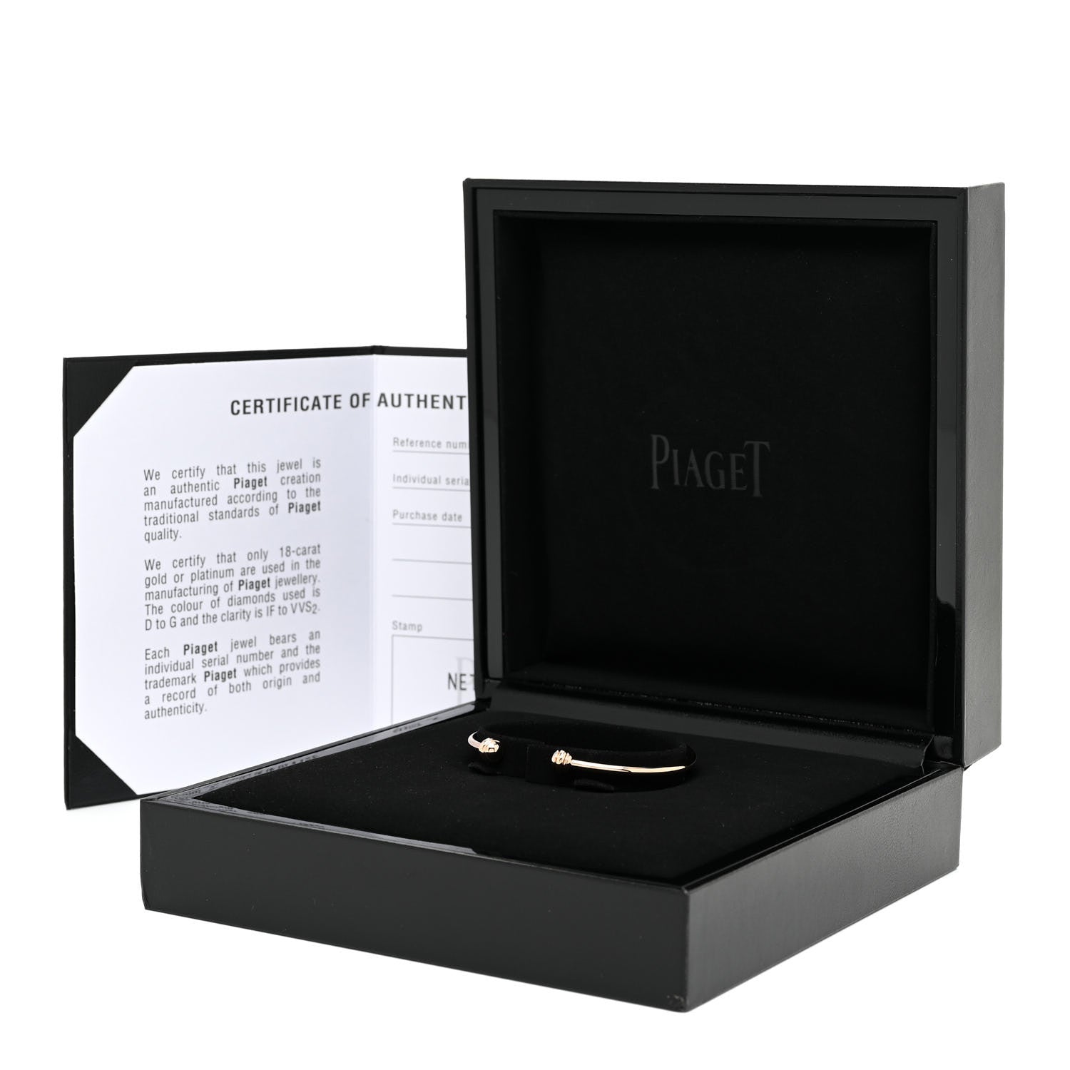 Piaget 18K Rose Gold Possession Open Bangle Bracelet 5 of 5