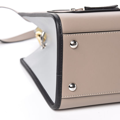 Fendi Vitello Century F is Fendi Small Runaway Satchel Tortora Soap Grigio Perla Burro Black 8 of 9