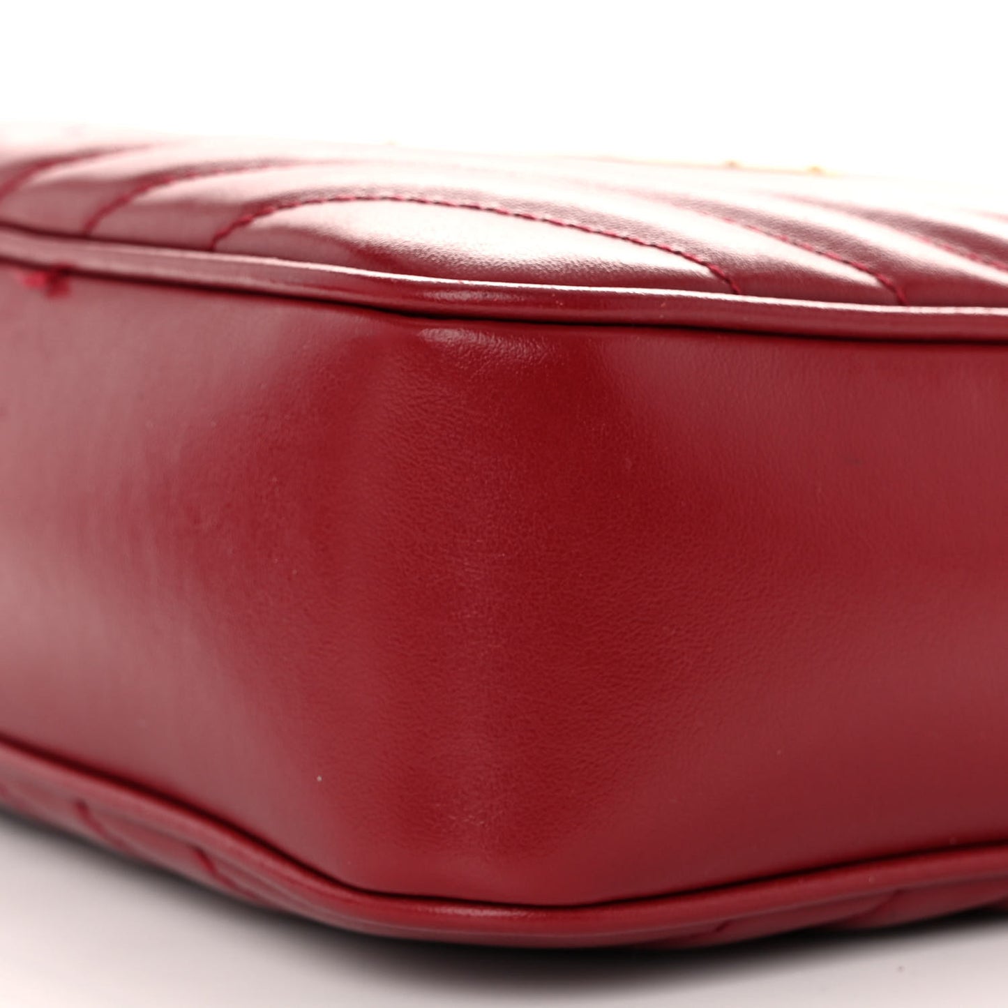 Calfskin Matelasse Monogram Lou Camera Bag Rouge Eros