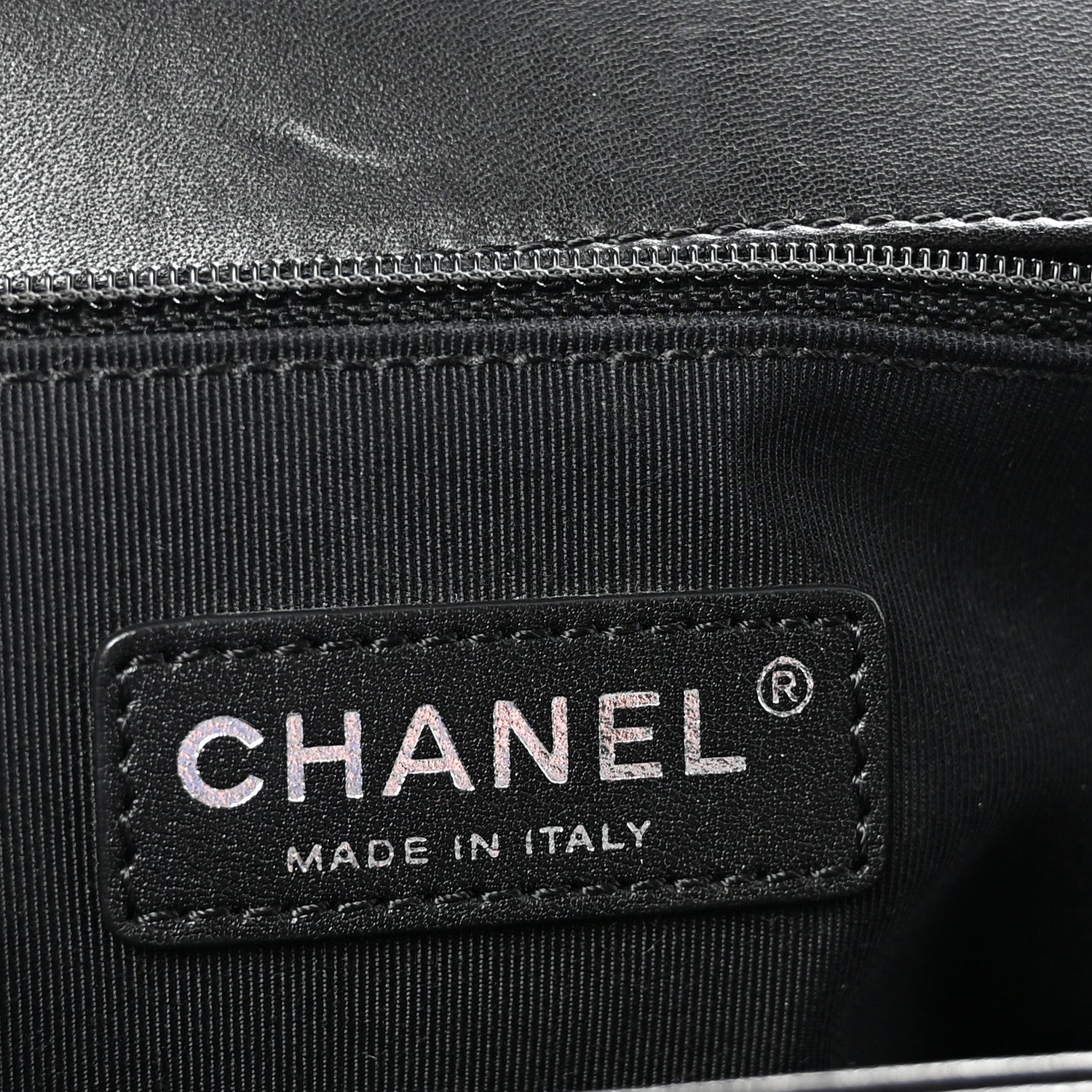 Chanel Lambskin Quilted Large Boy Flap Black 6 of 10