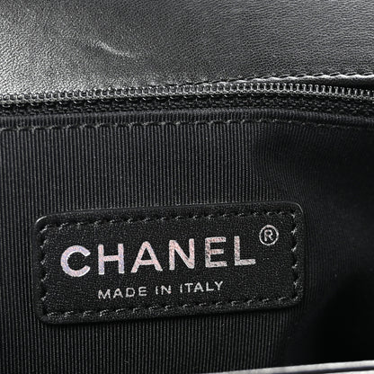 Chanel Lambskin Quilted Large Boy Flap Black 6 of 10