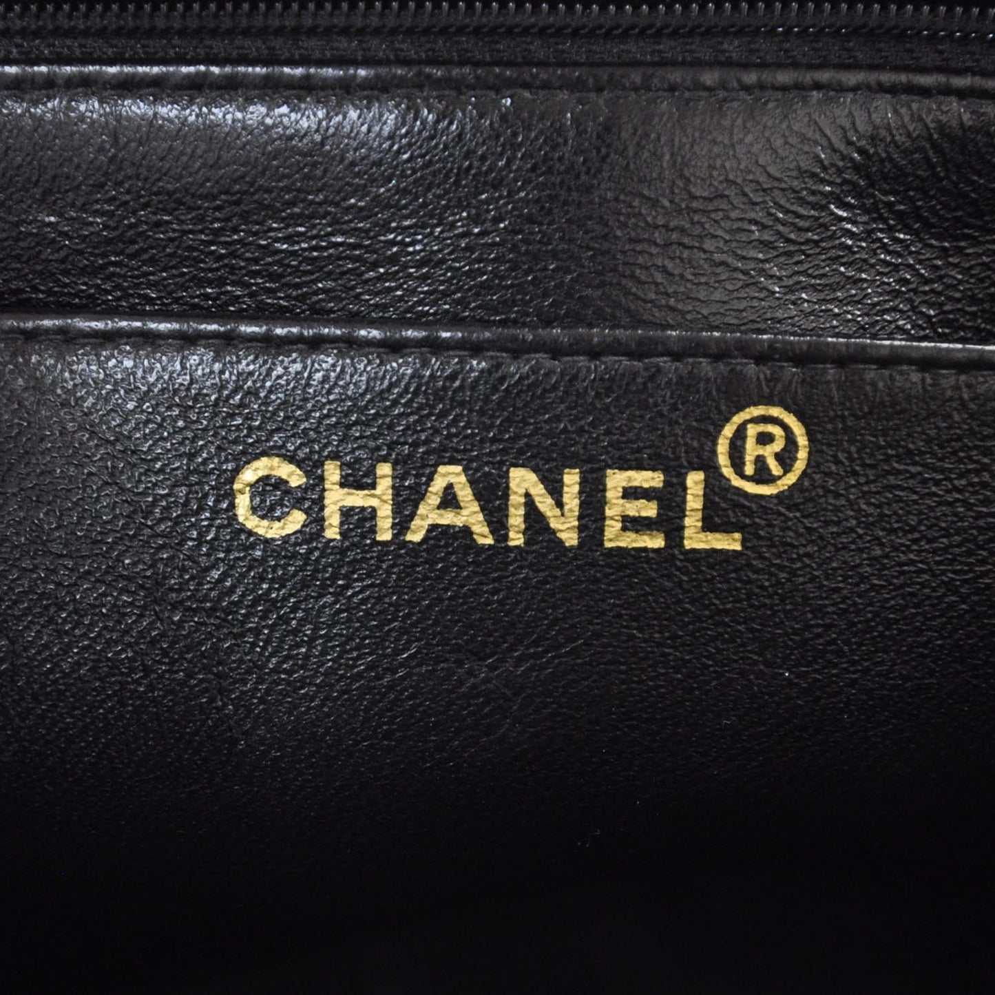 Lambskin Jumbo Flap Black GHW