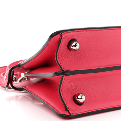 Fendi Shiny Nappa Petite Peekaboo I SEE U Satchel Lampone 11 of 12