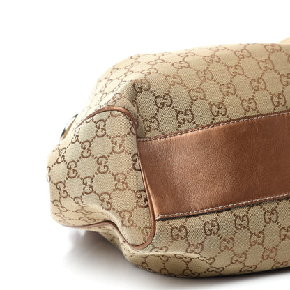 Gucci Monogram Medium Sukey Tote Bronze 6 of 11