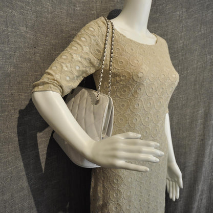 Chanel Caviar Quilted Shoulder Bag White 2 of 10