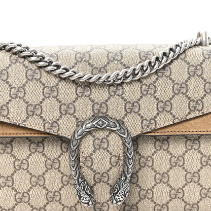 Gucci GG Supreme Monogram Small Dionysus Shoulder Bag Taupe 8 of 10