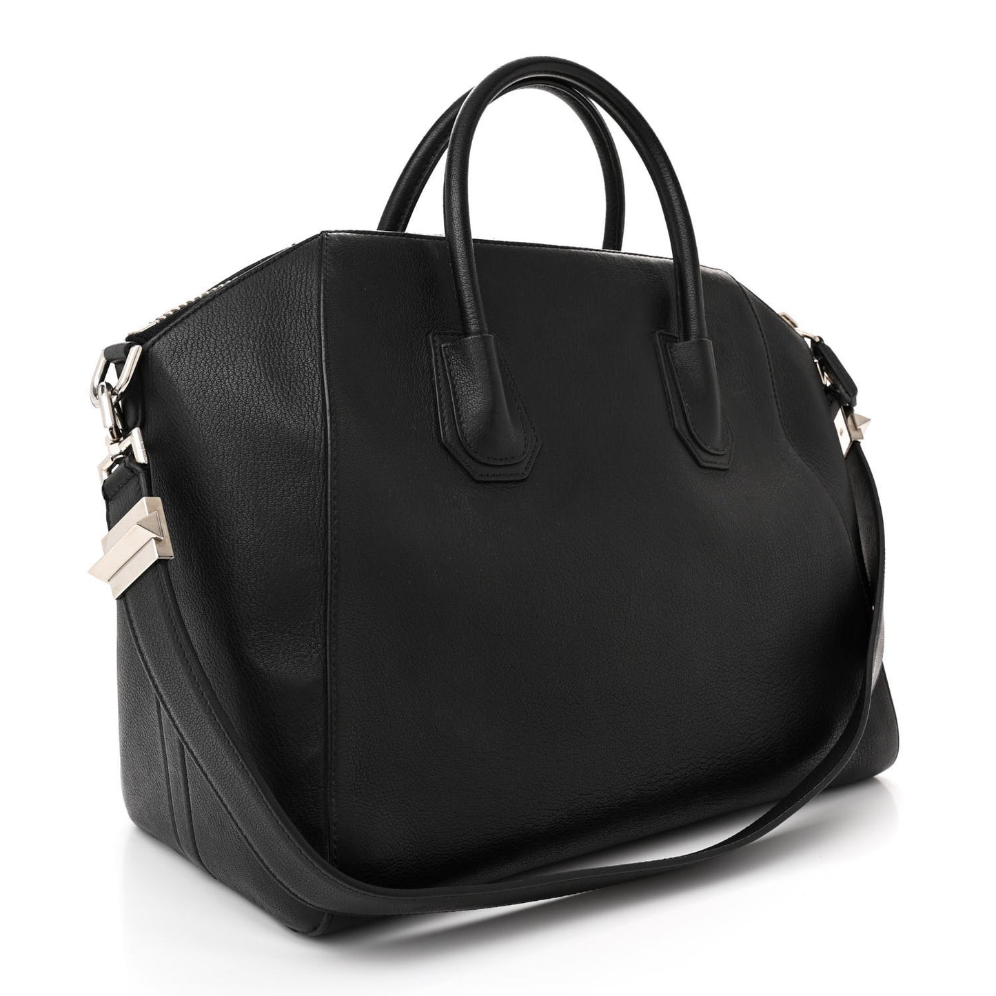Sugar Goatskin Medium Antigona Black