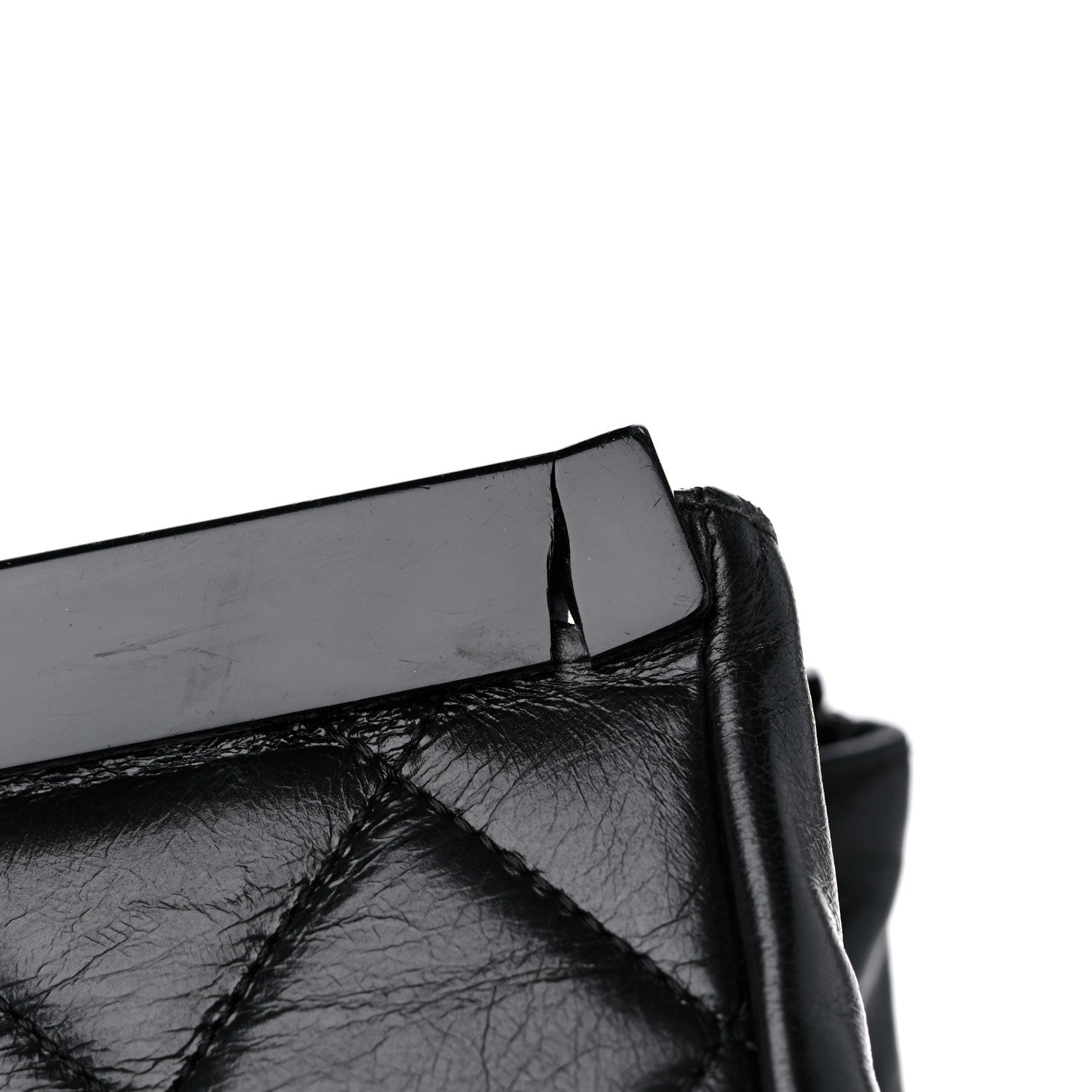 Chanel Glazed Calfskin Quilted Large CC Delivery Tote Black 16 of 17